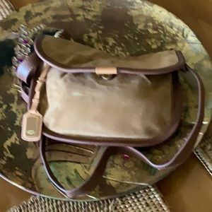 Ugg genuine suede crossbody bag